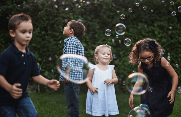 Children playing together